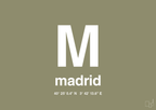 plakat: byplakat madrid med koordinater - misty forrest-Byer-A1two3