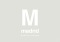 plakat: byplakat madrid med koordinater - painters white-Byer-A1two3