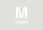 plakat: byplakat madrid med koordinater - painters white-Byer-A1two3