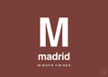 plakat: byplakat madrid med koordinater - red pepper-Byer-A1two3