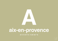 plakat: byplakat aix-en-provence med koordinater - back to nature-Byer-A1two3