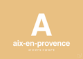 plakat: byplakat aix-en-provence med koordinater - charismatic-Byer-A1two3