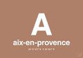 plakat: byplakat aix-en-provence med koordinater - cider spice-Byer-A1two3
