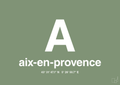 plakat: byplakat aix-en-provence med koordinater - jade-Byer-A1two3