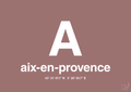 plakat: byplakat aix-en-provence med koordinater - plum-Byer-A1two3