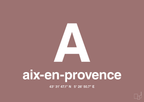 plakat: byplakat aix-en-provence med koordinater - plum-Byer-A1two3