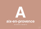 plakat: byplakat aix-en-provence med koordinater - powder-Byer-A1two3