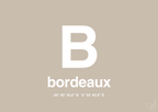 plakat: byplakat bordeaux med koordinater - creamy mushroom-Byer-A1two3