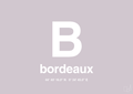 plakat: byplakat bordeaux med koordinater - dusty lilac-Byer-A1two3