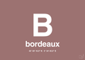 plakat: byplakat bordeaux med koordinater - plum-Byer-A1two3