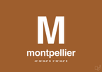 plakat: byplakat montpellier med koordinater - cognac-Byer-A1two3