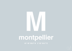 plakat: byplakat montpellier med koordinater - light drizzle-Byer-A1two3