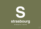 plakat: byplakat strasbourg med koordinater - secret meadow-Byer-A1two3