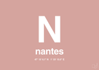plakat: byplakat nantes med koordinater - bubble shell-Byer-A1two3