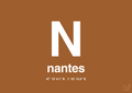 plakat: byplakat nantes med koordinater - cognac-Byer-A1two3