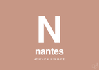 plakat: byplakat nantes med koordinater - powder-Byer-A1two3