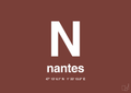 plakat: byplakat nantes med koordinater - red pepper-Byer-A1two3