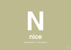plakat: byplakat nice med koordinater - back to nature-Byer-A1two3