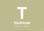 plakat: byplakat toulouse med koordinater - back to nature-Byer-A1two3