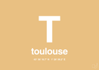 plakat: byplakat toulouse med koordinater - charismatic-Byer-A1two3
