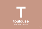 plakat: byplakat toulouse med koordinater - powder-Byer-A1two3