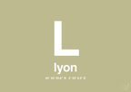 plakat: byplakat lyon med koordinater - back to nature-Byer-A1two3