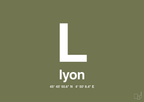 plakat: byplakat lyon med koordinater - secret meadow-Byer-A1two3