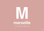 plakat: byplakat marseille med koordinater - bubble shell-Byer-A1two3