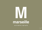 plakat: byplakat marseille med koordinater - misty forrest-Byer-A1two3