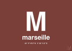 plakat: byplakat marseille med koordinater - red pepper-Byer-A1two3