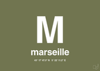 plakat: byplakat marseille med koordinater - secret meadow-Byer-A1two3