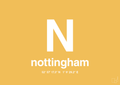 plakat: byplakat nottingham med koordinater - honeycomb-Byer-A1two3