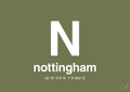 plakat: byplakat nottingham med koordinater - secret meadow-Byer-A1two3