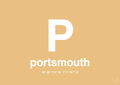 plakat: byplakat portsmouth med koordinater - charismatic-Byer-A1two3