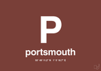 plakat: byplakat portsmouth med koordinater - red pepper-Byer-A1two3
