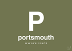 plakat: byplakat portsmouth med koordinater - secret meadow-Byer-A1two3