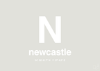 plakat: byplakat newcastle med koordinater - painters white-Byer-A1two3