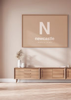 Byplakat newcastle med koordinater - petrol-Byer-A1two3