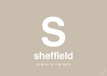 plakat: byplakat sheffield med koordinater - creamy mushroom-Byer-A1two3