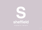 plakat: byplakat sheffield med koordinater - dusty lilac-Byer-A1two3