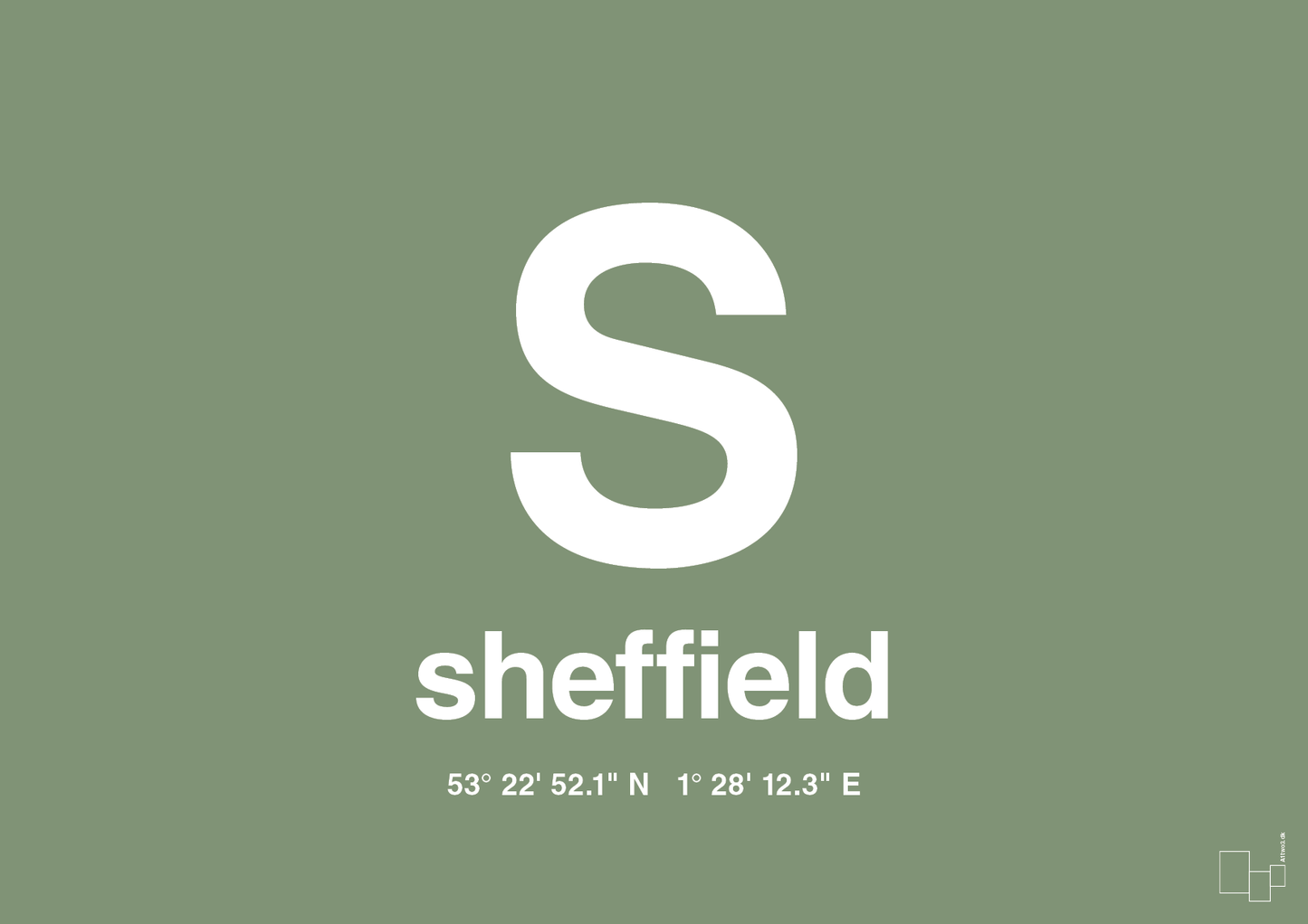 plakat: byplakat sheffield med koordinater - jade-Byer-A1two3