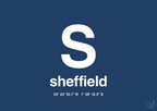 plakat: byplakat sheffield med koordinater - lapis blue-Byer-A1two3
