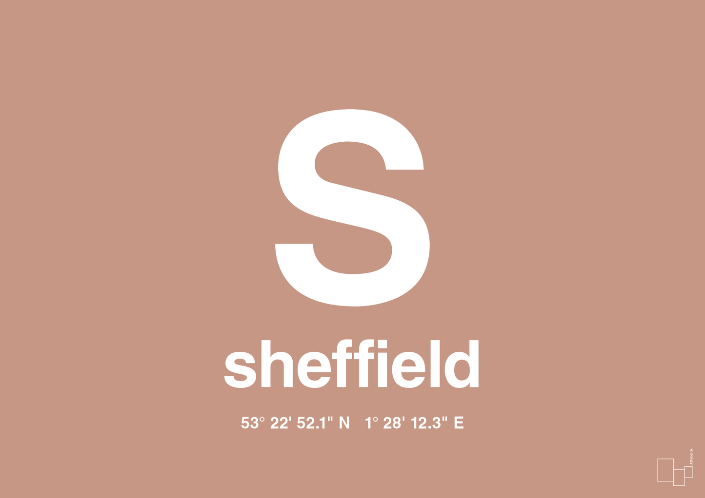 plakat: byplakat sheffield med koordinater - powder-Byer-A1two3