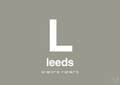 plakat: byplakat leeds med koordinater - battleship gray-Byer-A1two3