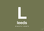 plakat: byplakat leeds med koordinater - secret meadow-Byer-A1two3
