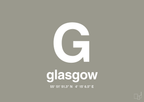 plakat: byplakat glasgow med koordinater - battleship gray-Byer-A1two3