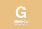 plakat: byplakat glasgow med koordinater - charismatic-Byer-A1two3