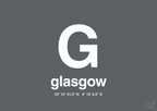 plakat: byplakat glasgow med koordinater - graphic charcoal-Byer-A1two3
