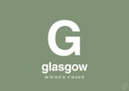 plakat: byplakat glasgow med koordinater - jade-Byer-A1two3