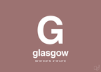plakat: byplakat glasgow med koordinater - plum-Byer-A1two3